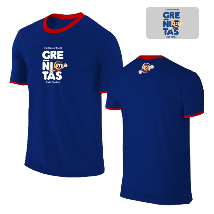 Playera dry fit cuello redondo personalizada para esteticas