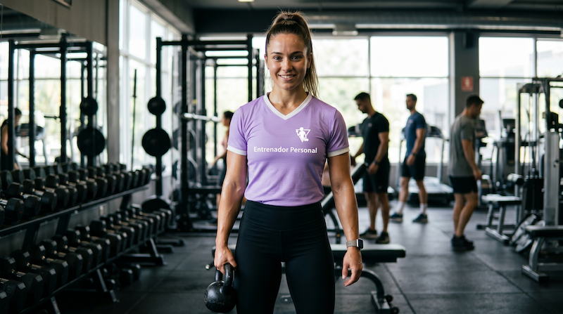 Playeras DryFit personalizadas para entrenador personal — Cossetti