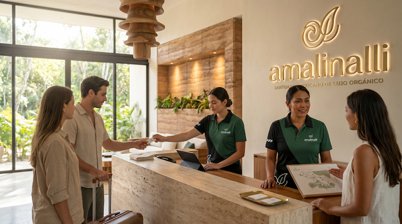 Uniformes DryFit para staff y recepción de hotel — Cossetti