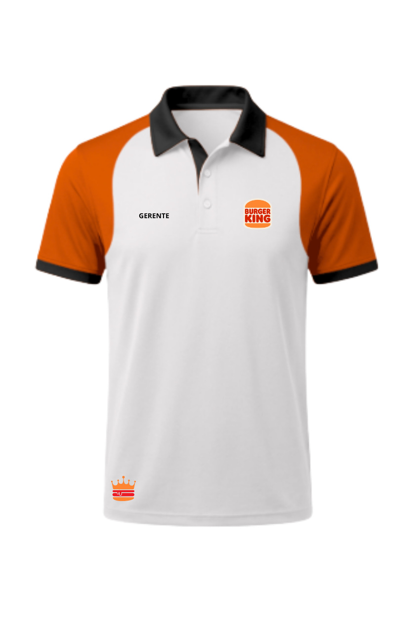 Playera personalizada con logo Burger King — Cossetti