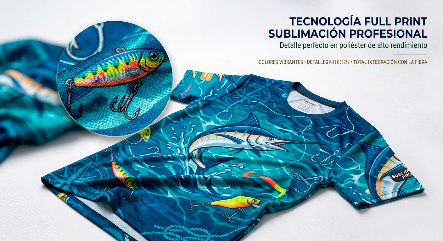 Ejemplo de playera con sublimación Cossetti