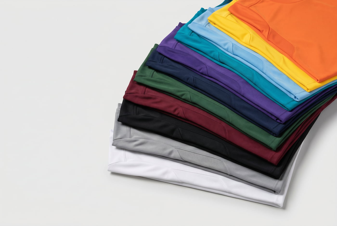 Colores disponibles para playeras DryFit Cossetti